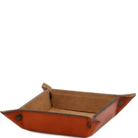 Elégant Videpoches en Cuir Petit Modèle Miel TL141272